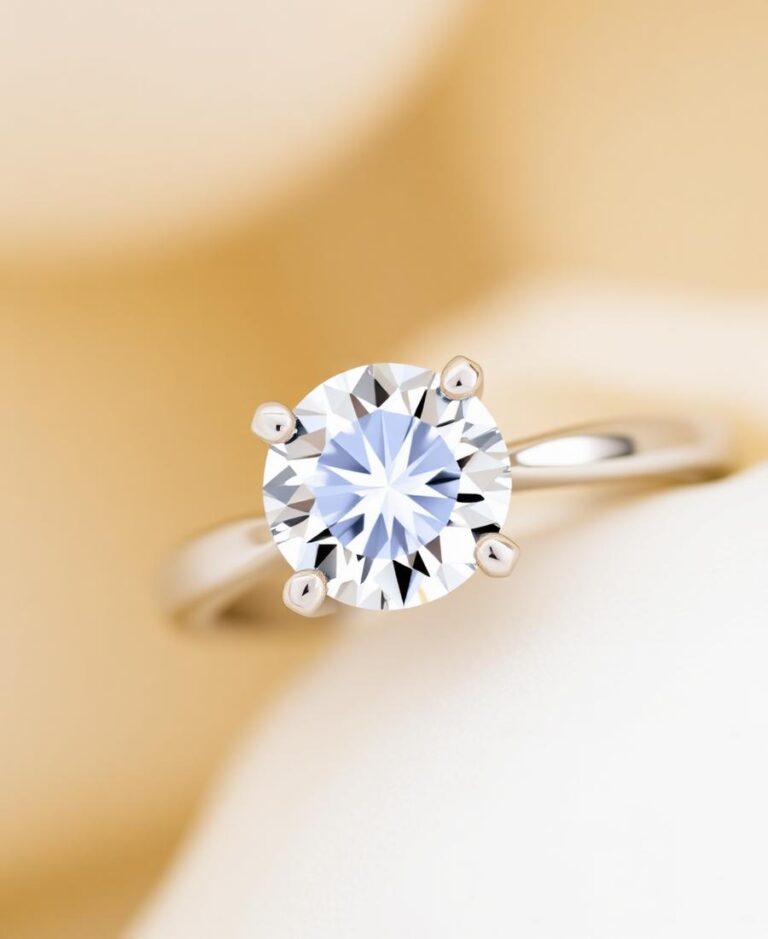 Aurora Solitaire Ring