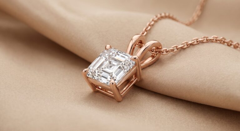 Custom Solitaire Pendant
