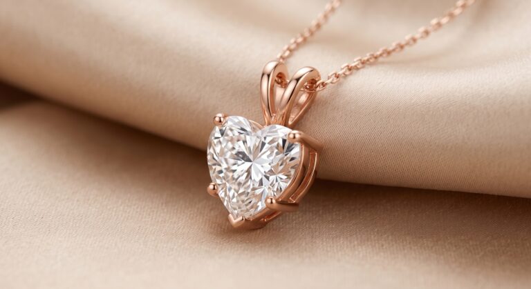 Custom Solitaire Pendant