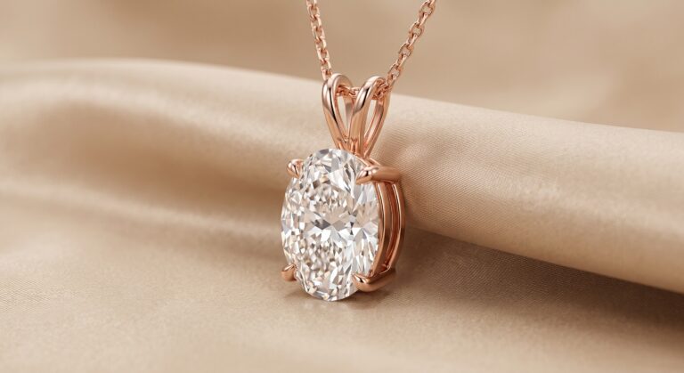 Custom Solitaire Pendant