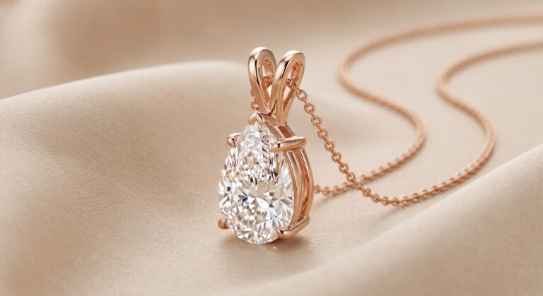 Custom Solitaire Pendant